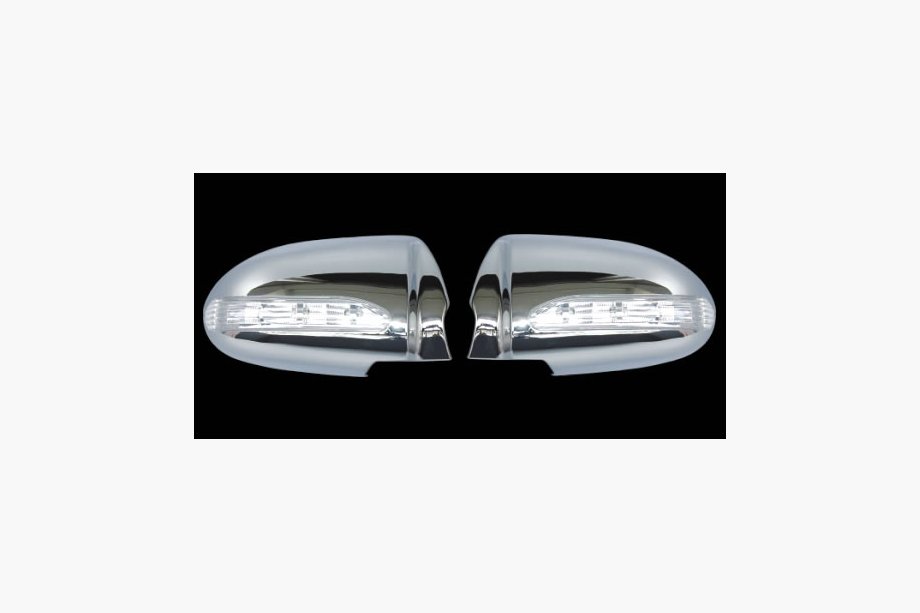 Hyundai Accent 2006-2010 гг. Накладки на Зеркала LED (2 шт, пластик) Image