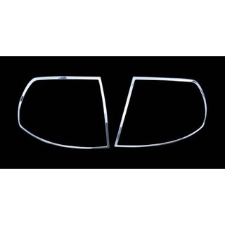 Хром Накладки на Задние Фонари (2 шт, пластик) Hyundai Accent 2006-2010 гг.