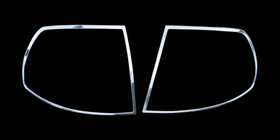 Hyundai Accent 2006-2010 гг. Хром Накладки на Задние Фонари (2 шт, пластик) фото 1