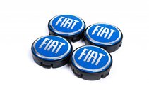 Fiat Колпачки на диски 57/55.5 мм синие (4 шт) фото 1