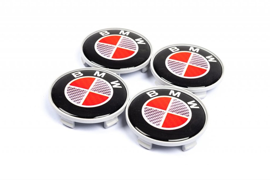 Колпачки на диски RED V2 68/64.5мм (4 шт) Image