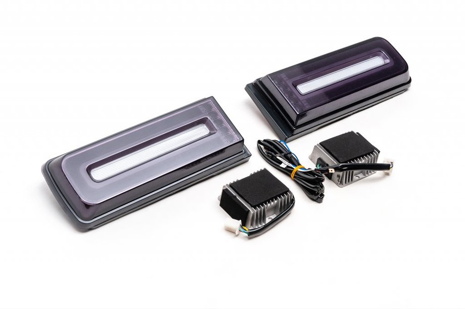 Mercedes G сlass W463 1990-2018 гг. Задние Фонари W464-Style Black Edition V1 Image