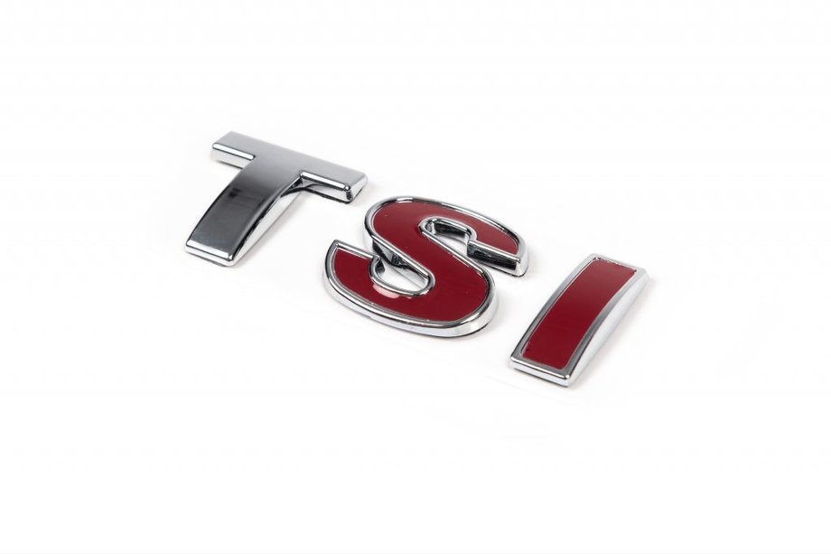 Volkswagen Golf 6 надпись TSI прямой шрифт Image