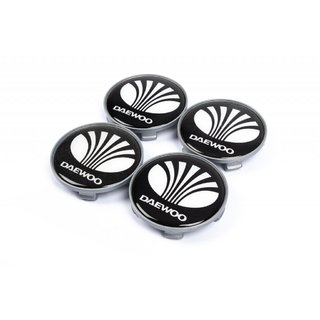 Центральные колпачки на диски Daewoo 68/64.5 мм (комплект 4 шт) фото 1