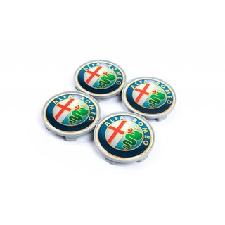 AlfaRomeo 68/64.5 мм V1 силиконовые колпачки на диски (4 шт) фото 1