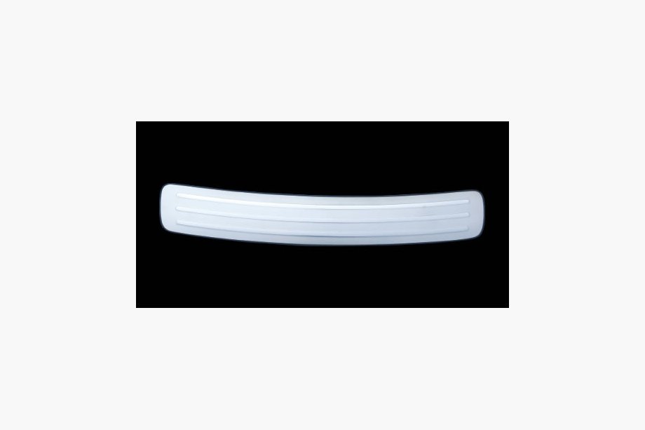 Hyundai Accent 2006-2010 гг. Накладка на задний бампер нержавейка Libao Image