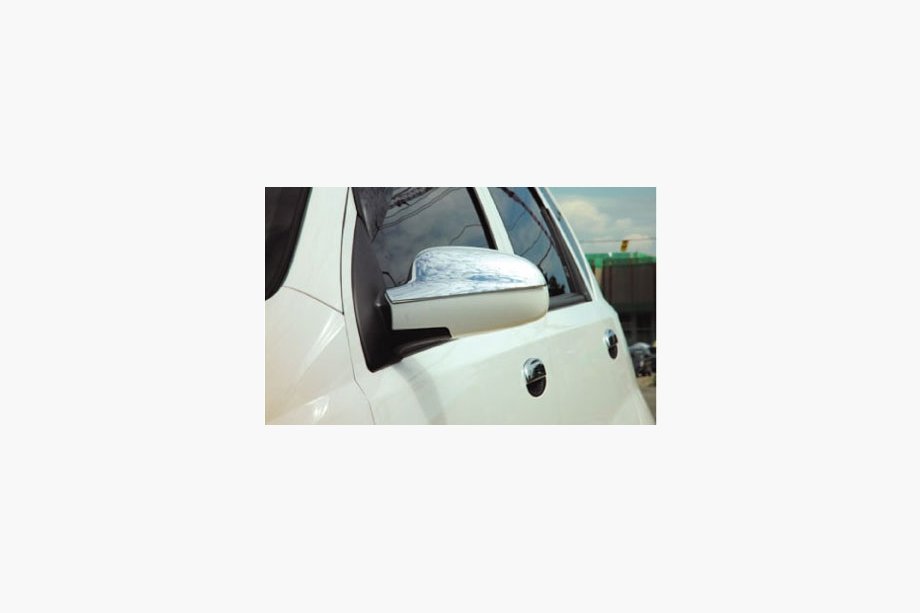 Chevrolet Aveo T200 2002-2008 гг. Накладки на Зеркала Verkhivka (2 шт., пластик) Image