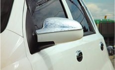 Chevrolet Aveo T200 2002-2008 гг. Накладки на Зеркала Verkhivka (2 шт., пластик) фото 1