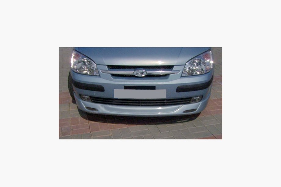 Hyundai Getz 2002- гг. Передняя нижняя накладка (под покраску) Фото 3