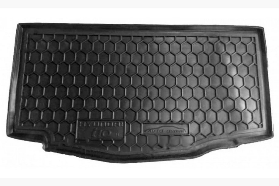 Hyundai I-10 2014-2017 гг. Коврик багажника резиновый (Autogumm) Image