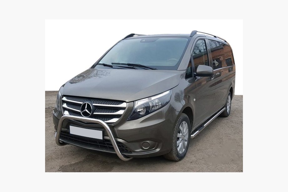 Mercedes Vito W447 Пороги трубы d60 короткая и средняя база Image