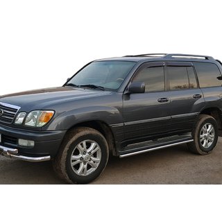 Lexus LX470 Защита боковых порогов (2 шт, нерж.)