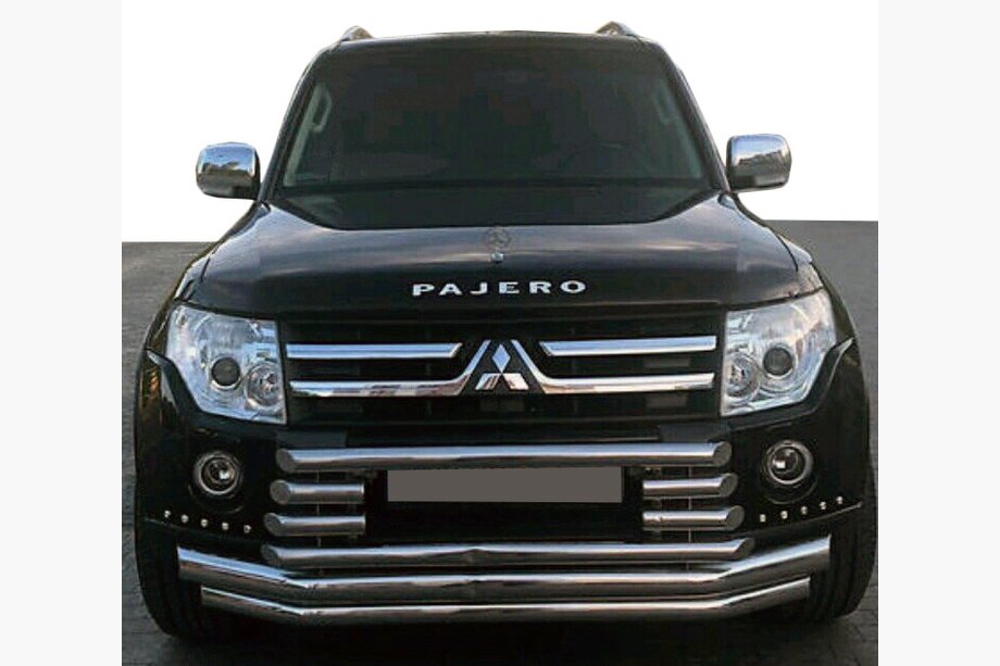 Mitsubishi Pajero Wagon IV Передняя защита ST015-9 Image