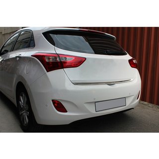 Hyundai I30 2012-2017 Кромка багажника (HB, нерж)