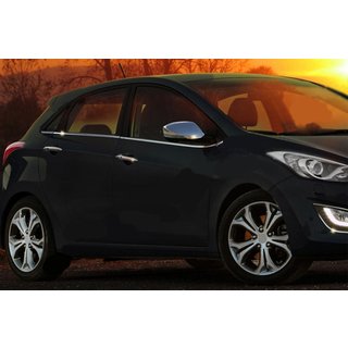 РАСПРОДАЖА! Молдинг бокового стекла (HB, нержавейка) Hyundai I-30 2012-2017 гг. фото 1