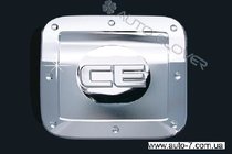 Chevrolet Aveo T250 2005-2011 гг. Накладка на Бак Хром Пластик фото 1