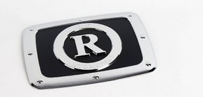 SsangYong Rexton I 2001-2017 гг. Накладка на Бак Хром Пластик фото 1