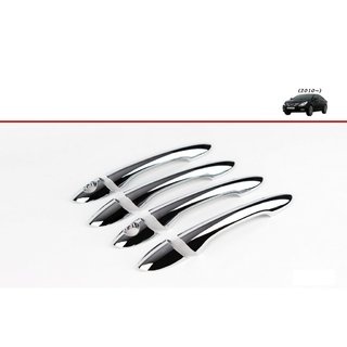 Накладки на дверные ручки (4 шт, Хром) Hyundai Sonata YF 2010-2014 гг.