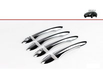 Hyundai Sonata YF 2010-2014 гг. Накладки на дверные ручки (4 шт, Хром) фото 1