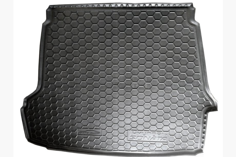Hyundai Sonata NF 2004-2009 гг. Коврик багажника резиновый Image