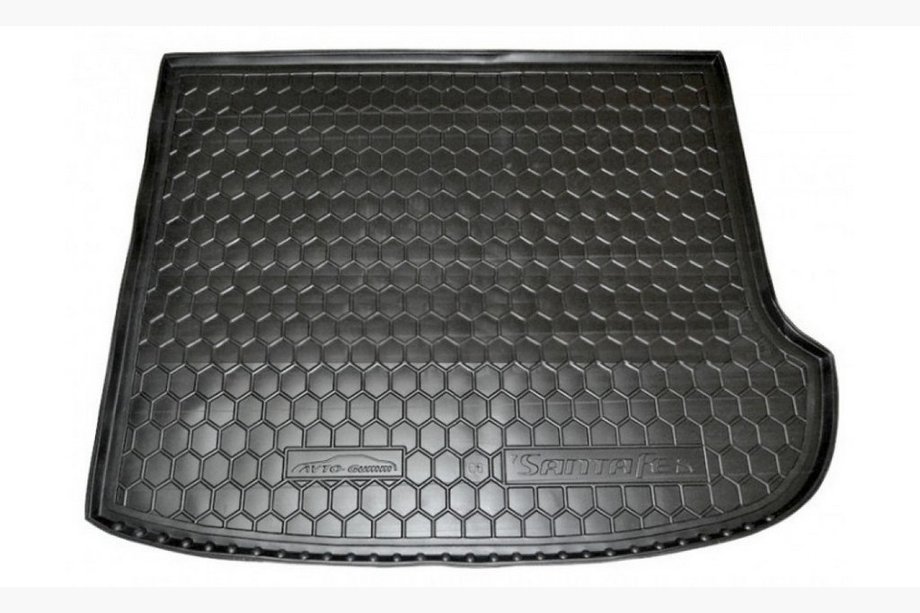 Hyundai Santa Fe 2 2006-2012 гг. Коврик Багажника 7 мест (Autogumm, резина) Image