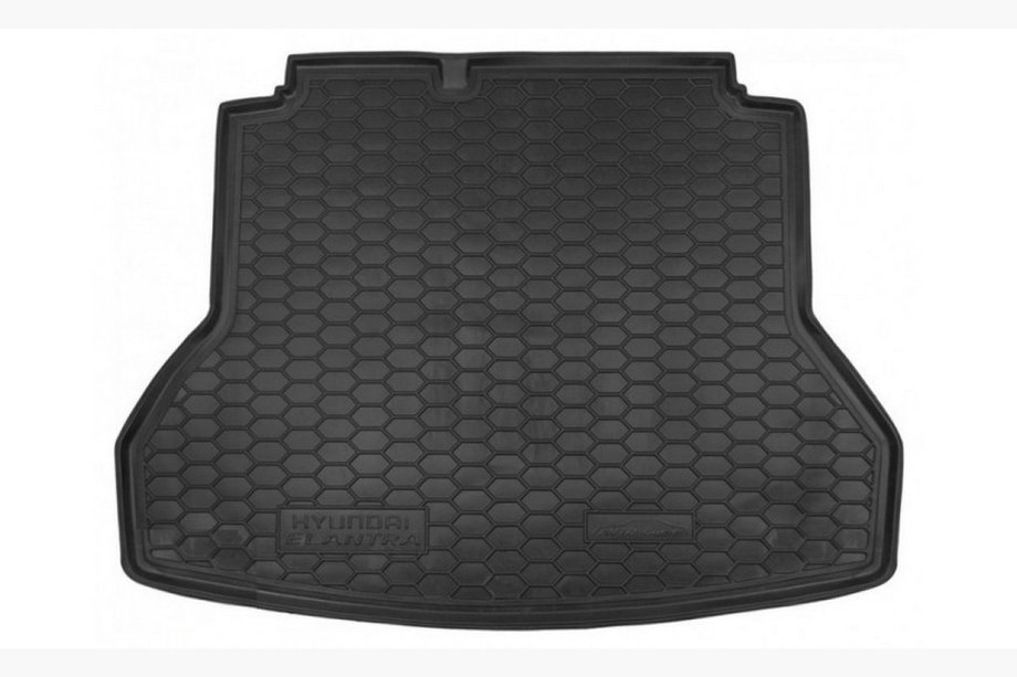 Hyundai Elantra (AD) 2015-2020 гг. Коврик багажника резиновый Image