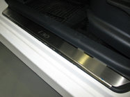 Hyundai I-30 2007-2011 гг. Накладки на Пороги Nataniko (4 шт., Нержавейка) фото 1