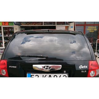 Хромированная накладка над номером (2002-2006, нержавейка) Hyundai Getz 2002- гг. фото 1