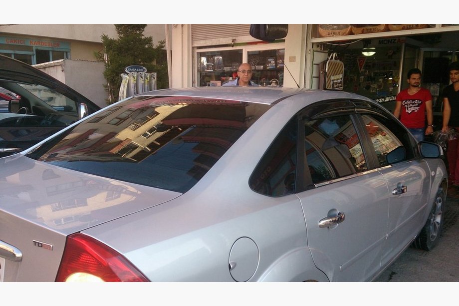 Ford Focus II 2008-2011 гг. Ветровики SD/HB (4 шт., Sunplex Sport) Фото 4