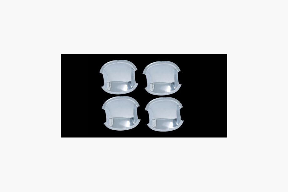 Hyundai Santa Fe 2 2006-2012 гг. Накладки на ручки дверей (4 шт, пластик) Image