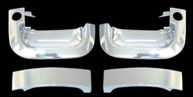 Hyundai H200, H1, Starex 1998-2007 гг. Хромированные Накладки на Ручки Передних Дверей (Пластик) фото 1