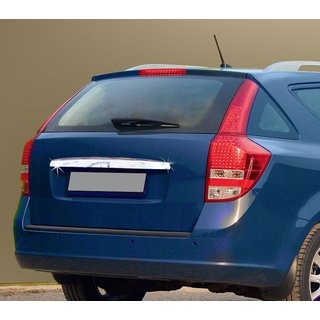 Накладка над номером (SW, нержавейка) Kia Ceed 2007-2012 гг. фото 1