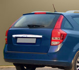 Kia Ceed 2007-2012 гг. Накладка над номером (SW, нержавейка) фото 1