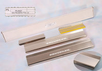 Kia Picanto 2016- гг. Накладки на пороги Natanko Standard (4 шт., нержавейка) фото 1