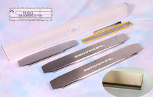 Kia Sorento II XM 2009-2014 гг. Накладки на пороги Natanko Standard (4 шт., нержавейка) фото 1