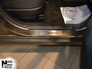 Kia Sportage 2010-2015 гг. Накладки на Пороги Nataniko (4 шт., Нержавейка) фото 1