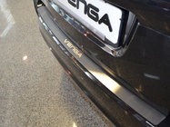 Kia Venga 2010-2019 гг. Накладка на задний бампер Natanika (нержавейка) фото 1