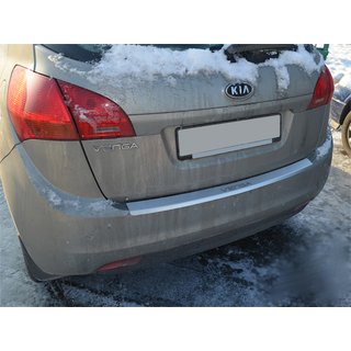 Накладка на задний бампер с отбортовкой Natanika (нержавейка) Kia Venga 2010-2019 гг.