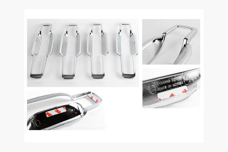 SsangYong Rexton I 2001-2017 гг. РАСПРОДАЖА!!! Накладки вокруг ручек (4 шт, пластик) Image