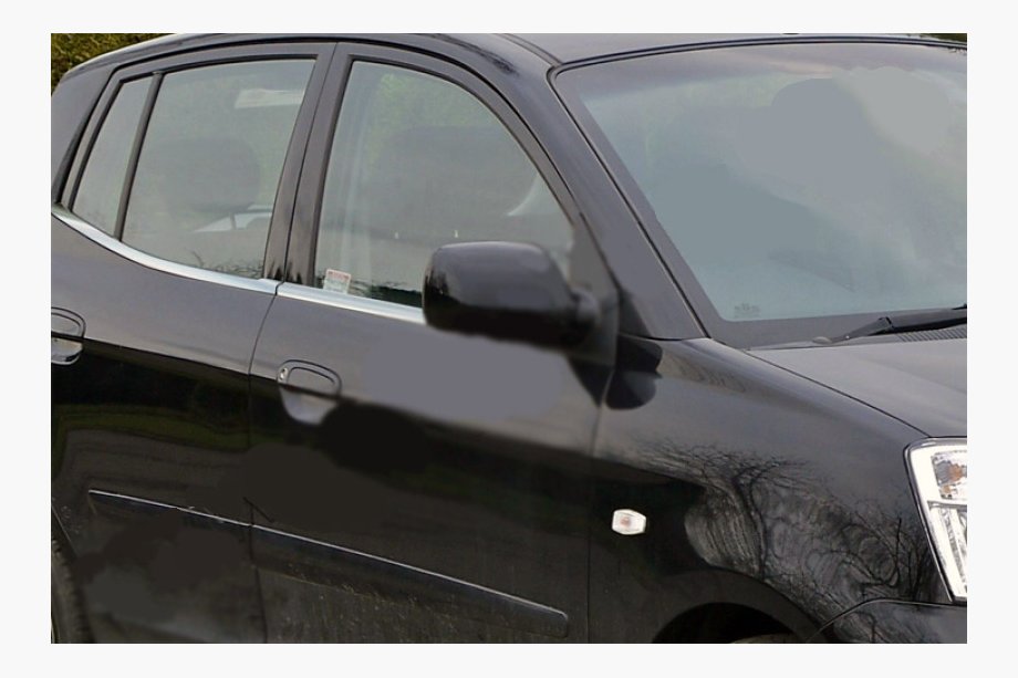 Kia Picanto 2004-2011 гг. Нижние молдинги стекол нержавейка (4 шт.) Image