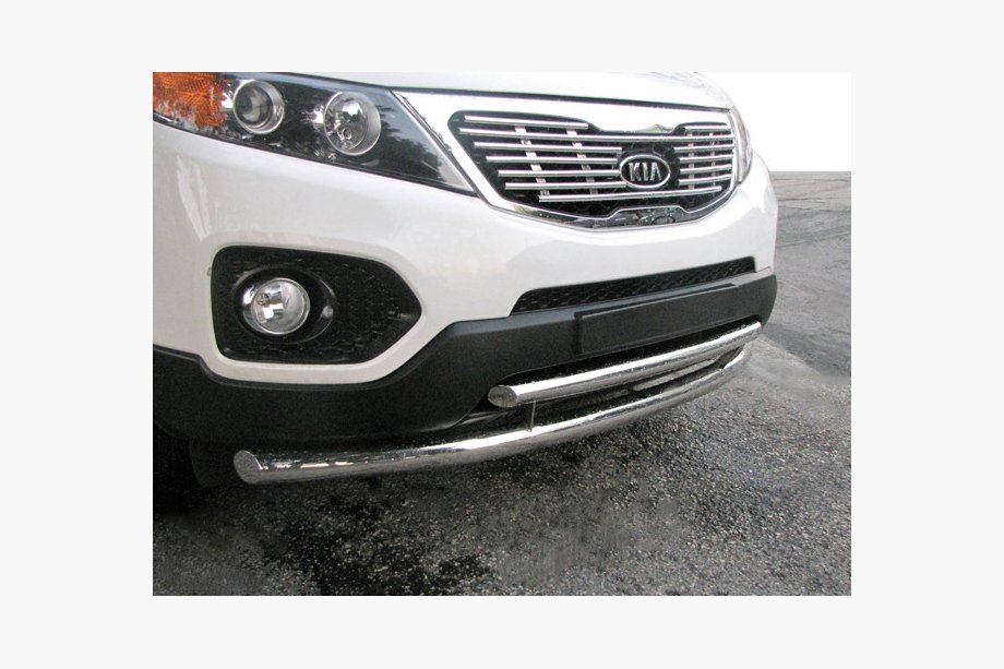 Kia Sorento II XM 2009-2014 гг. Передняя нижняя защита нержавейка Image