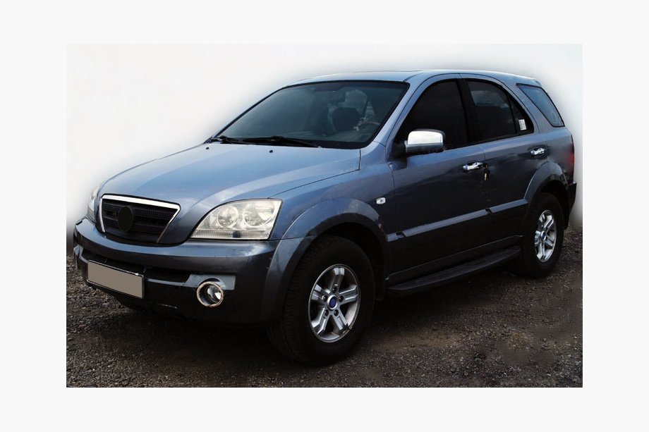 Kia Sorento I BL 2002-2009 гг. Окантовки противотуманных фар нержавейка (2 шт) Image