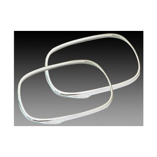 Окантовки зеркал хром (2 шт) SsangYong Rexton I 2001-2017 гг.