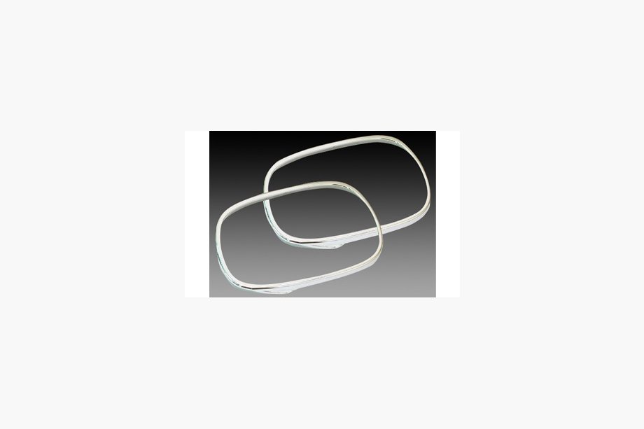 SsangYong Rexton I 2001-2017 гг. Окантовки зеркал хром (2 шт) Image