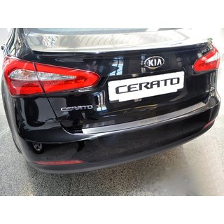Накладка на задний бампер Natanika (нержавейка) Kia Cerato 3 2013-2018 гг.