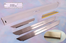 Kia Soul I 2008-2013 гг. Накладки на пороги Natanika Standard (4 шт, нержавейка) фото 1