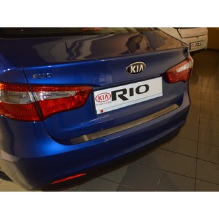Накладка на Задний Бампер Nataniko (Нержавейка) Kia Rio 2012-2017 гг.