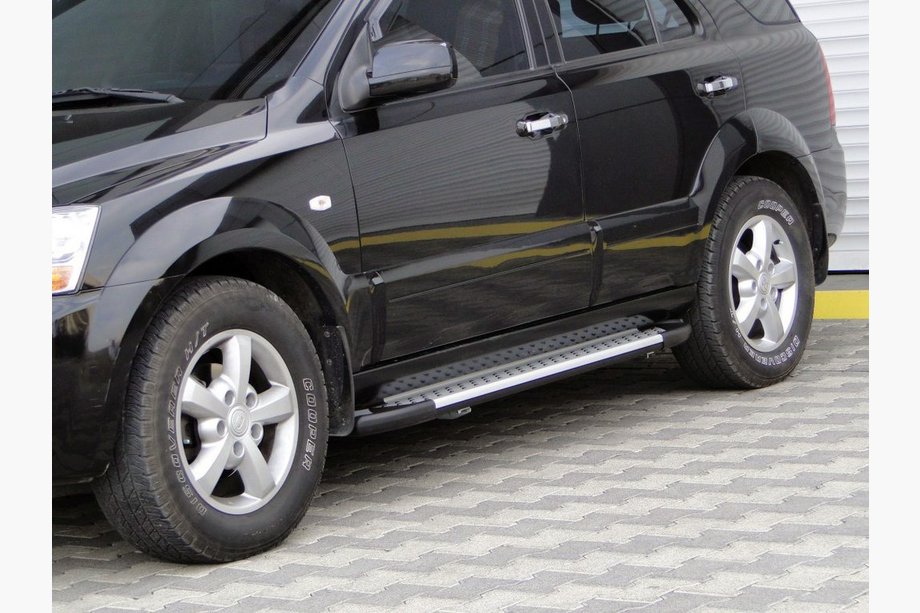 Kia Sorento Боковые пороги Allmond Grey Image