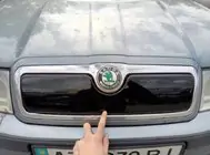 Skoda Octavia I Tour A4 1996-2010 гг. Зимняя решетка (верхняя) фото 5