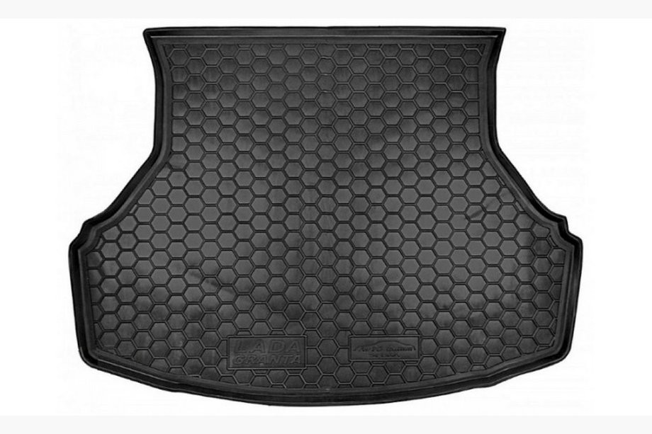 Lada Granta 2011- гг. Коврик багажника SD без шумоизоляции (Autogumm, пластик) Image